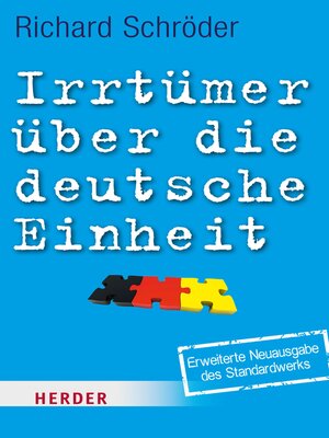 cover image of Irrtümer über die deutsche Einheit